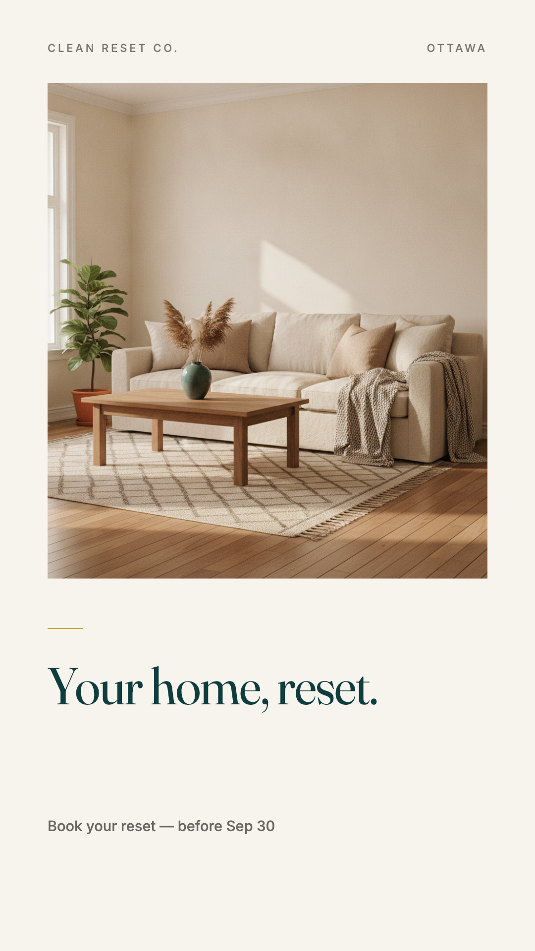 Story design for a cleaning brand