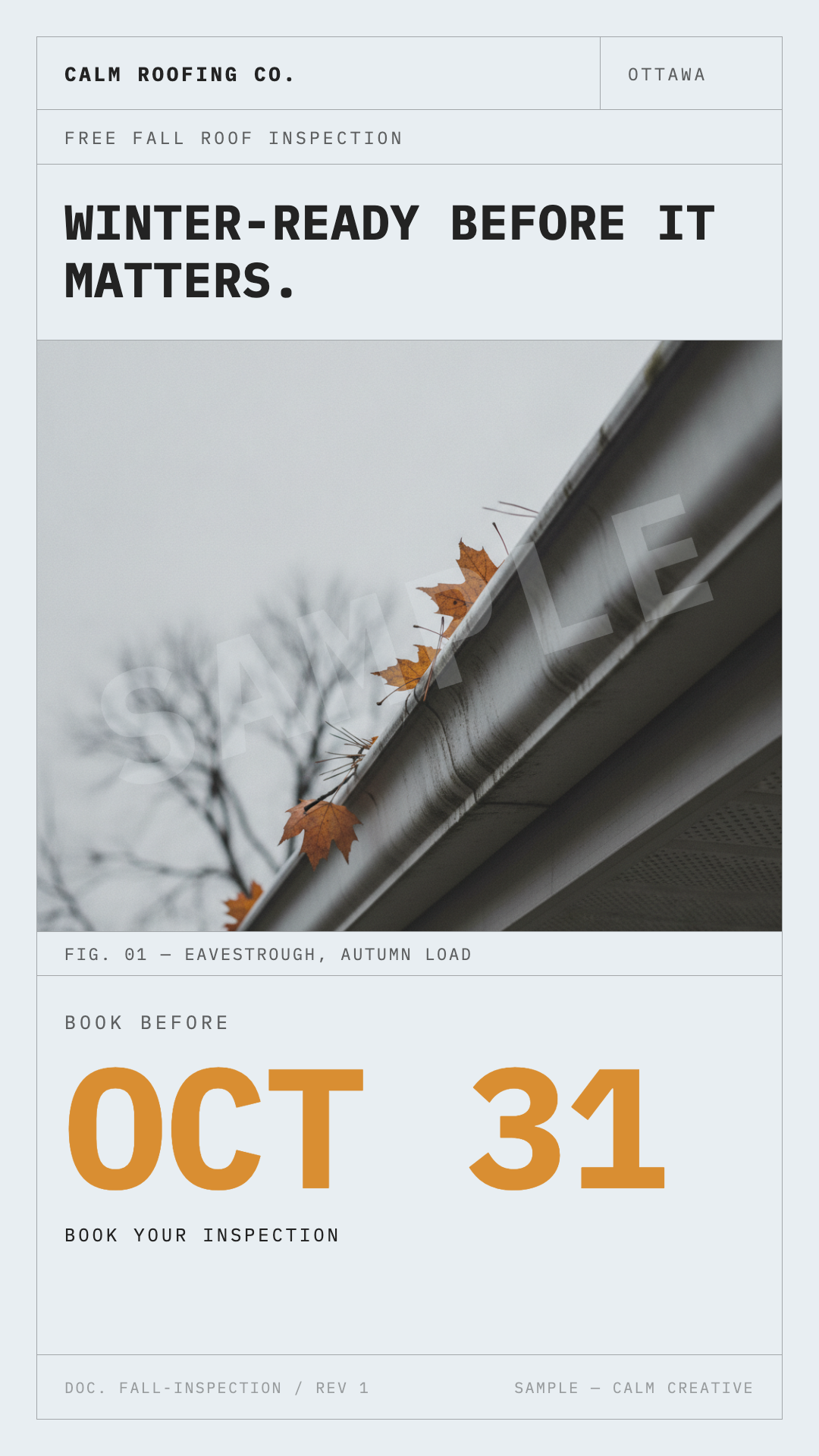 Roofing campaign